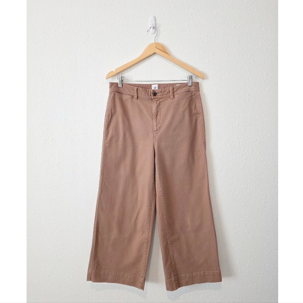 Gap High Rise Wide Leg Crop Jeans 12
